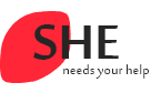 SHE logo
